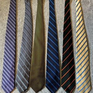 Lot of 24 Mens Silk 4” Neckties. $5 each or offer for the lot of 24.